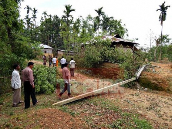 Massive storm damages electricity line across North Tripura, extreme public suffering continue from North to South Tripura : 'Poor' Chief Minister, Cabinet Ministers enjoy air-conditioned luxary Massive storm damages electricity line across North Tripura, extreme public suffering continue from North to South Tripura : 'Poor' Chief Minister, Cabinet Ministers enjoy air-conditioned luxary